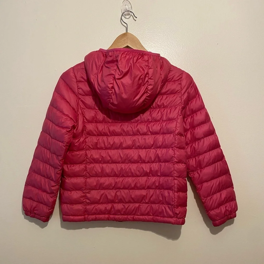 UNIQLO ANDY WARHOL Pink Puffer Jacket. Size 9/ 10